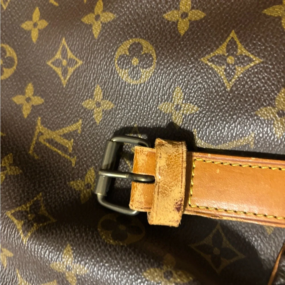 Louise Vuitton Large Saddle Bag Good Condition Great Corners Clean with COA